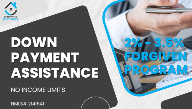 Down Payment Assistance - No Income Limits
